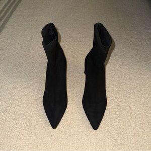 Zara Black Heeled Boots